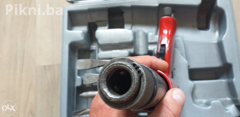 TOP STANJE! AGRE Heavy Duty Pneumatski Čekić / Štemalica sa Setom 100 KM