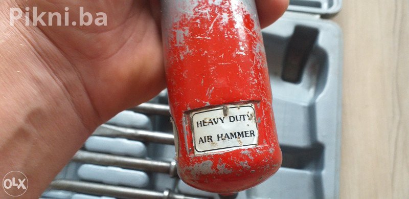 TOP STANJE! AGRE Heavy Duty Pneumatski Čekić / Štemalica sa Setom 100 KM