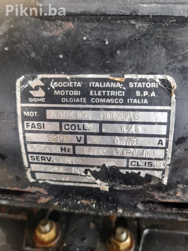 Elektro motor sa pumpom za visokotlacnom vodu fluid-o-tech