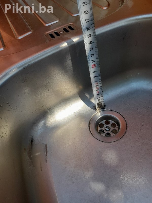 Inox Sudoper LUX-EA 86x43.5 cm Jedno Korito i Oceđivač ugradbeni