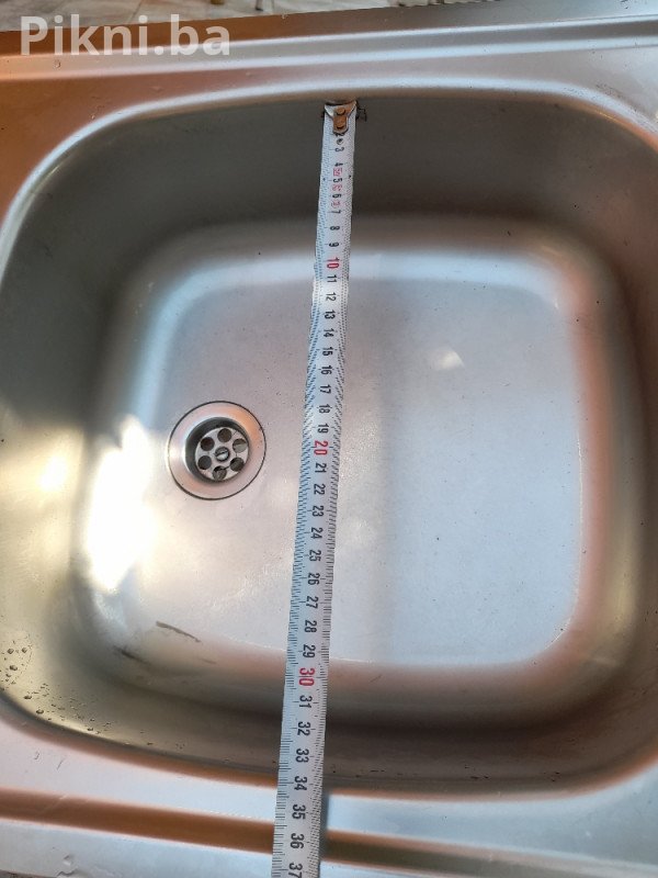 Inox Sudoper LUX-EA 86x43.5 cm Jedno Korito i Oceđivač ugradbeni