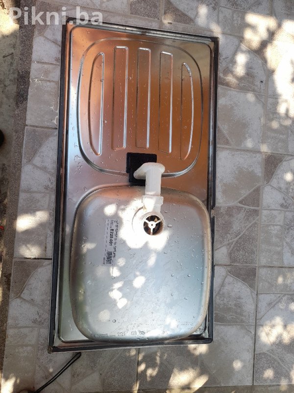 Inox Sudoper LUX-EA 86x43.5 cm Jedno Korito i Oceđivač ugradbeni