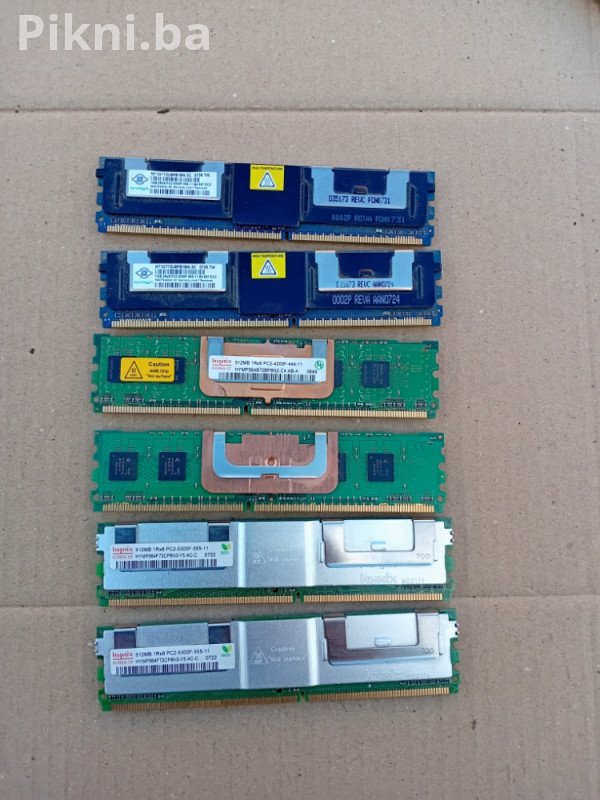 Mix RAM memorija DDR2 (Desktop + Server ECC) - POVOLJNO