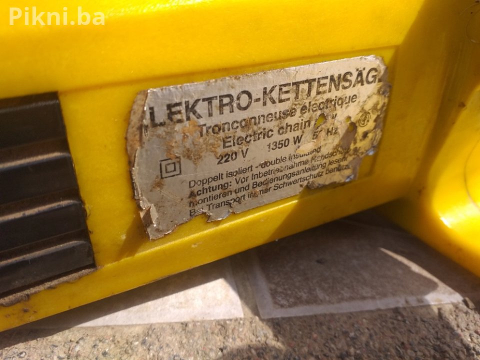 Električna motorka IKRA 1350W pila - Povoljno, u super stanju!