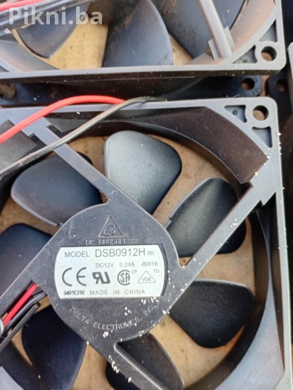 Vrhunski LOT 9x VENTILATORI 92mm (Delta, Nidec) GARANCIJA NA IS