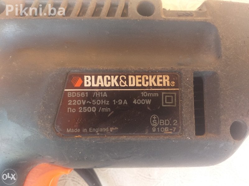 Super Ponuda! Black & Decker Bušilica BD561 Stara Škola, Kvalitet