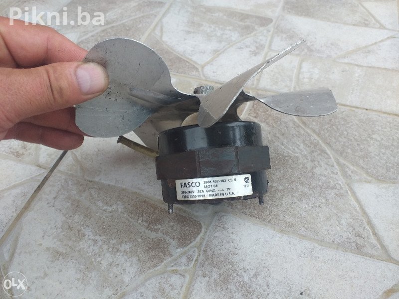 FASCO Motor za Ventilator Propeler 240V 1550 RPM USA turnina