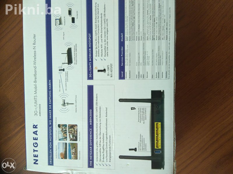NOVO! NETGEAR 3G+/UMTS WLAN Router - Dijelite Mobilni Internet Be