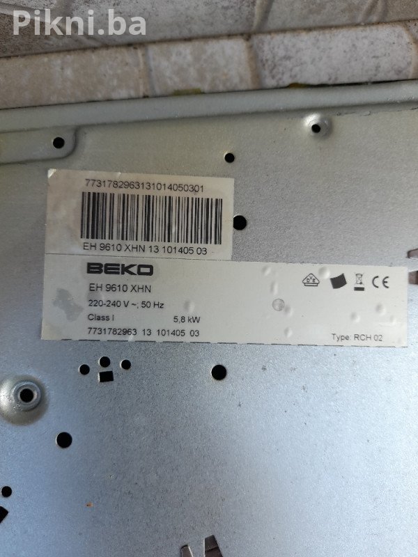 IKEA UGRADBENA ELEKTRIČNA PLOČA - ZA DIJELOVE (ISPRAVNA ELEKTRONI