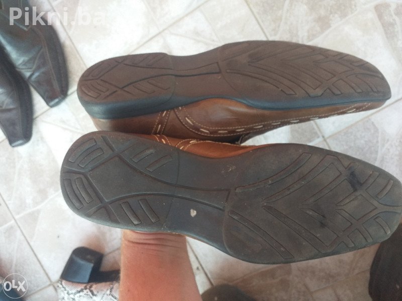 Muške Elegantne Cipele 42 - Tamno Smeđe/Bordo, Ko NOVE
