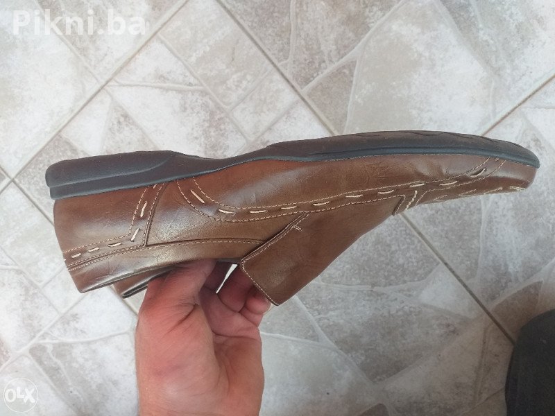 Muške Elegantne Cipele 42 - Tamno Smeđe/Bordo, Ko NOVE