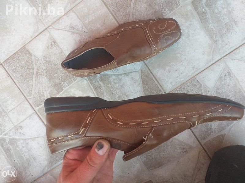 Muške Elegantne Cipele 42 - Tamno Smeđe/Bordo, Ko NOVE