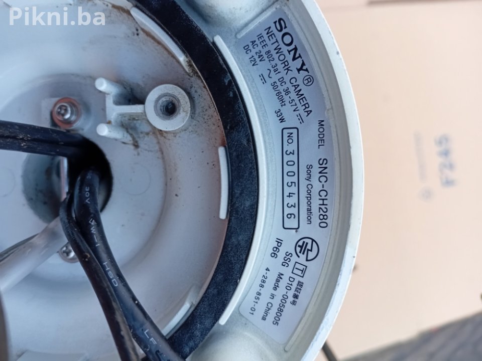 Kamera Sony HD video nadzor citaj pod detaljno