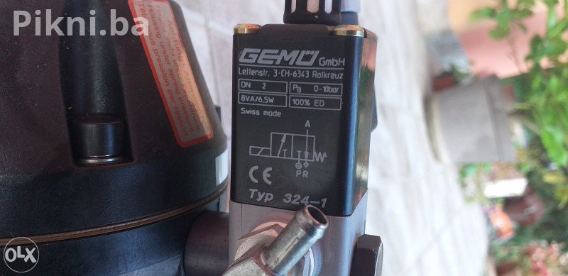 GEMU / GSR Industrijski Membranski Ventili s Aktuatorom - 10 Bar
