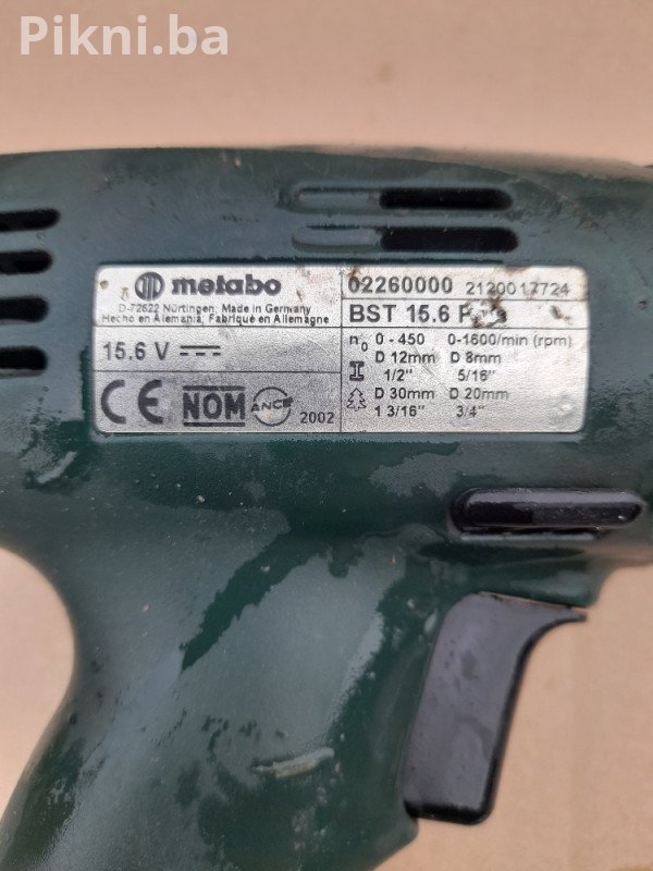 Metabo Aku Bušilica/Odvijač BST 15.6 Plus - SAMO TIJELO! | 40km 40 KM