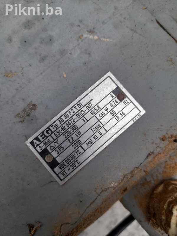 Njemački Stolni Cirkular LUTZ - AEG Motor 2.2kW (3 PS)