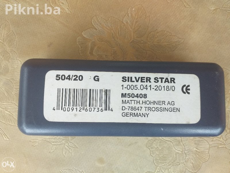 Usna harmonika orginal silver star GERMANY