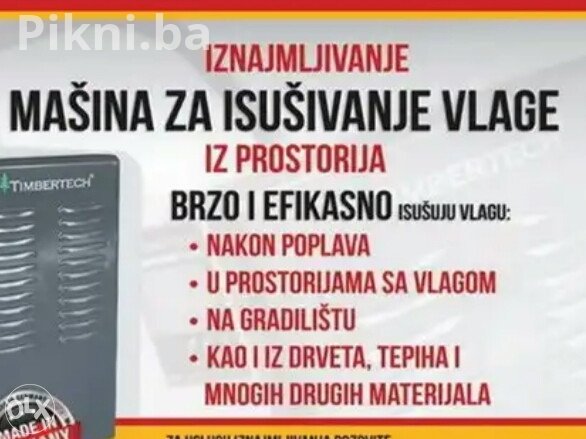 Iznajmujem Isušivac isusivanje vlage zraka profi - [Iznajmljivanje]