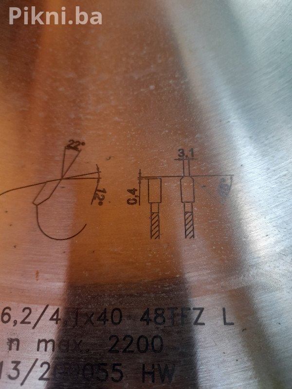 PILANA Kružna Pila 650mm - 40mm Otvor - 48 TFZ Zuba Top Stanje!