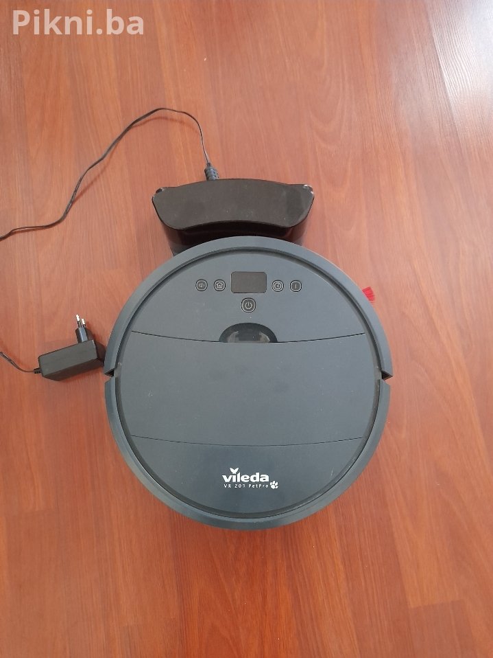 Robotski usisivač Vileda VR 201 PetPro sa bazom