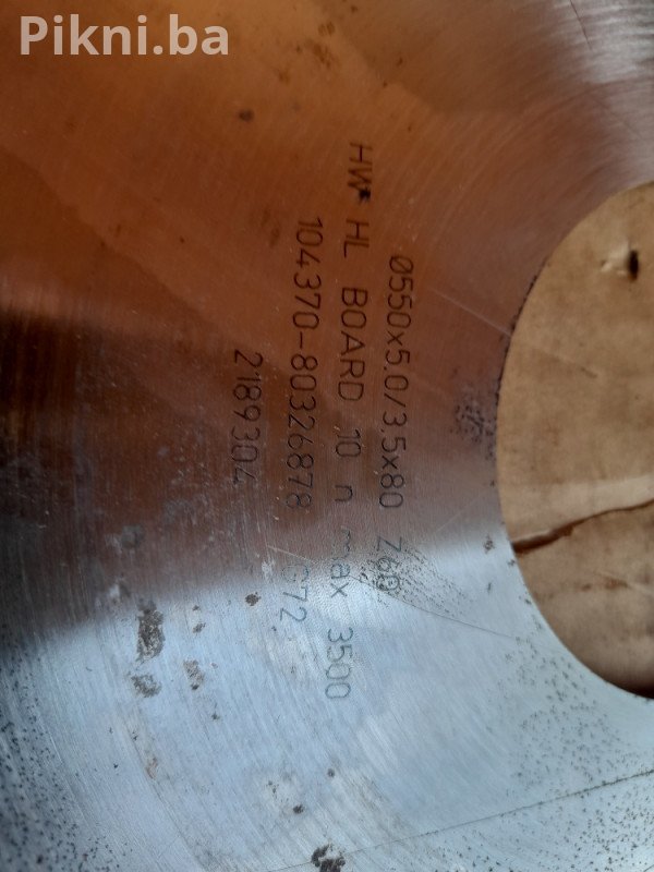 Dve LEUCO topLine Kružne Pile 550mm 80 zuba Ko Nova!