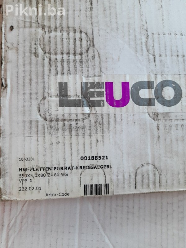 Dve LEUCO topLine Kružne Pile 550mm 80 zuba Ko Nova!