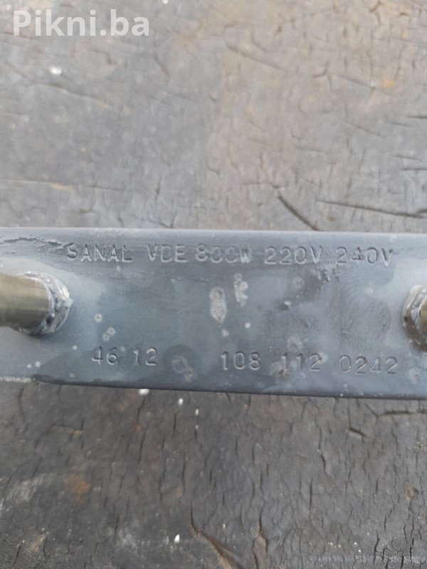 Gornji Grijač / Roštilj Grijač Rerne SANAL VDE 800W, 220V/240V