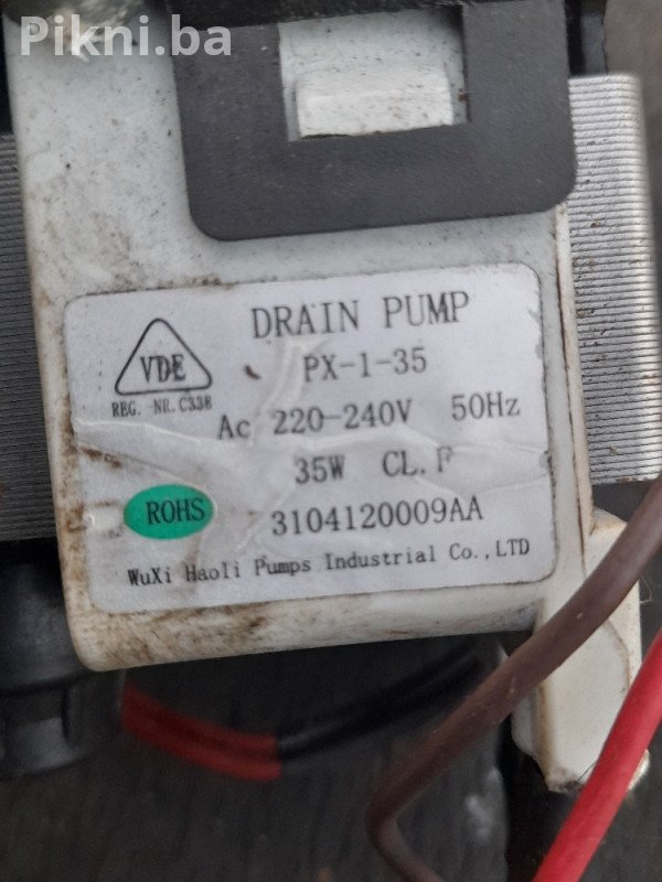Snažna Odvodna Pumpa za Veš Mašinu - WuXi Haoli (35W)