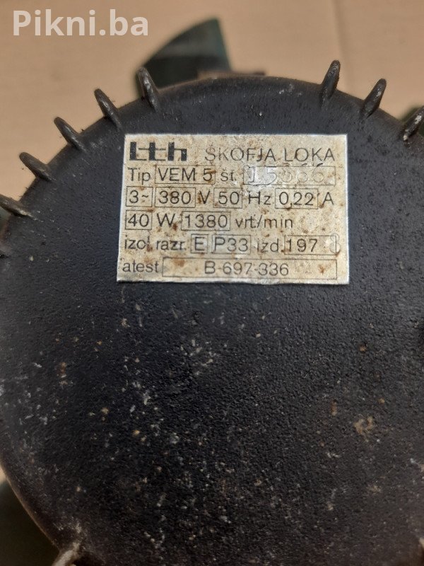 Industrijski Ventilator (Turbina) ETH Škofja Loka - 380V - 70km
