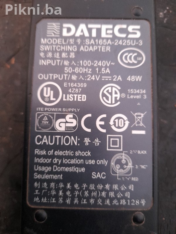 DATECS Switching Adapter 24V / 2A (4 Komada) - Industrijska Snaga