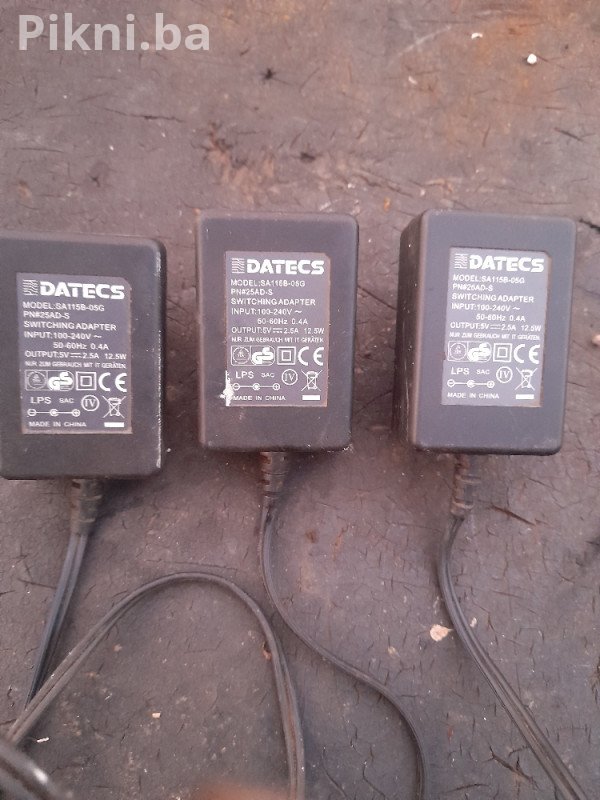 DATECS Switching Adapter 5V / 2.5A (3 Komada) - SET ili Pojedinač