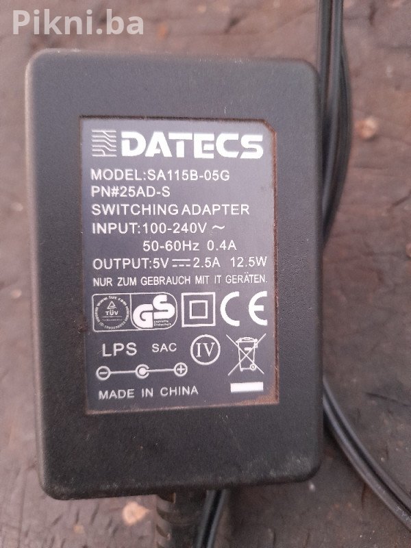 DATECS Switching Adapter 5V / 2.5A (3 Komada) - SET ili Pojedinač