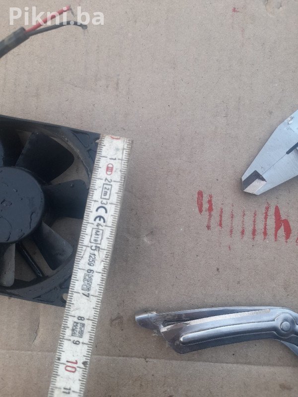 DC Ventilator ADDA 80mm x 80mm, 12V 0.25A Za Server, PC, Industr