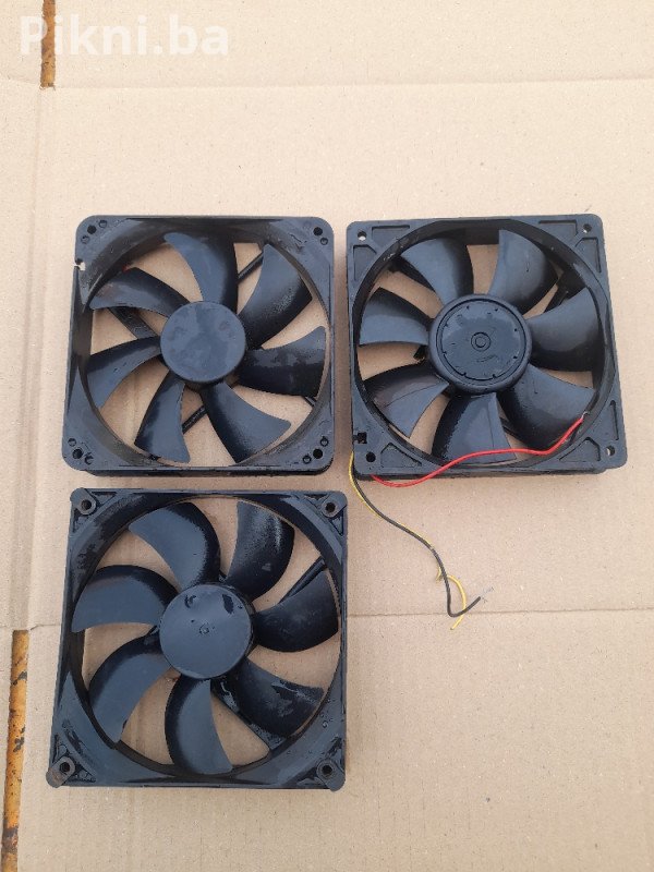 Ventilator turbina 12v hladnjak hladnjak 12x12x3cm