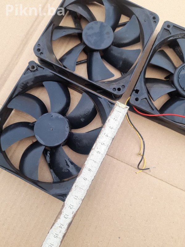 Ventilator turbina 12v hladnjak hladnjak 12x12x3cm