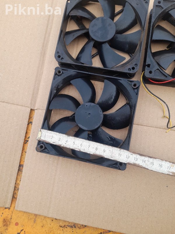 Ventilator turbina 12v hladnjak hladnjak 12x12x3cm
