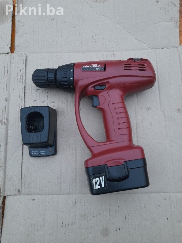 Iskra ERO HB 3120 Aku Bušilica 12V - ZA DIJELOVE - Glava NE RADI!