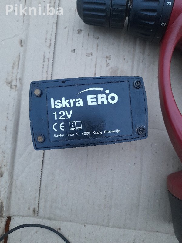 Iskra ERO HB 3120 Aku Bušilica 12V - ZA DIJELOVE - Glava NE RADI!