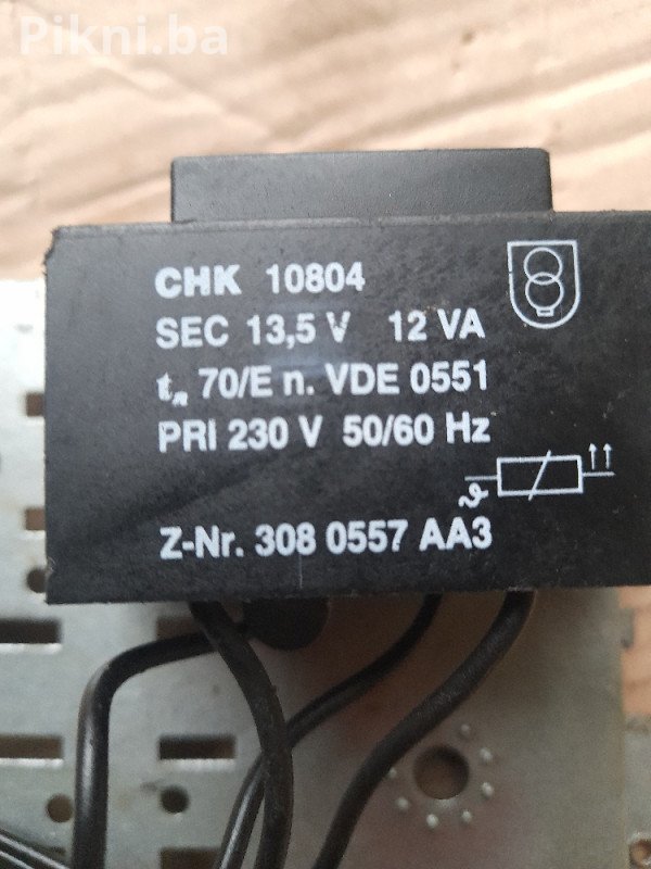 Trafo 220v 13,5v CHK 10804 pretvarac napona