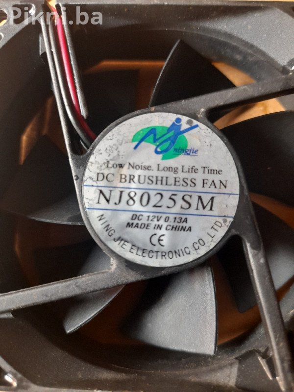 Set od 3x DC Ventilatora (Kulera) 80mm - 12V - ADDA / YATE LOON