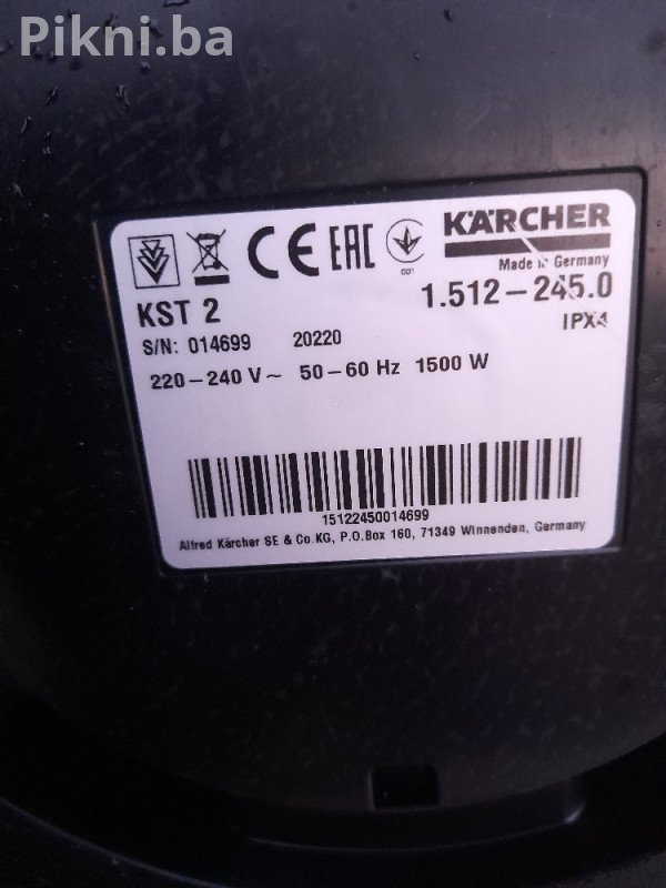 KARCHER PARNI ČISTAČ KST 2 / SC 2 - 100% ISPRAVAN! Paročistač sc2