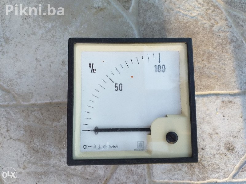 ISKRA Analogni Panel Mjerač (0 - 100 90ma) večni instrument!