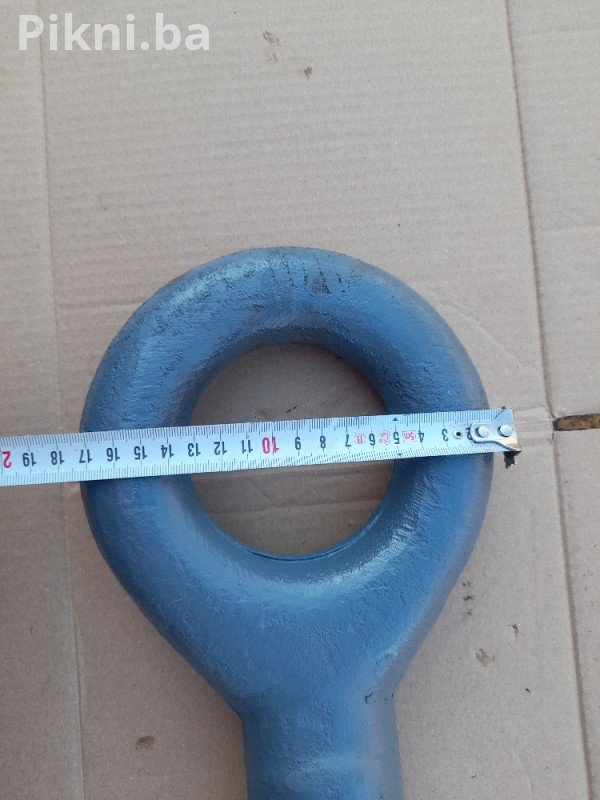 Velika kuka ruda prikolica labudica traktor bager utovarivac skip