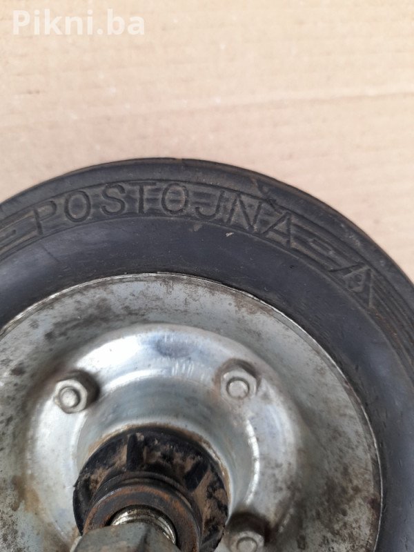Profesionalni Gumeni Točak POSTOJINA (140mm) 80/90x40 Za Mašine