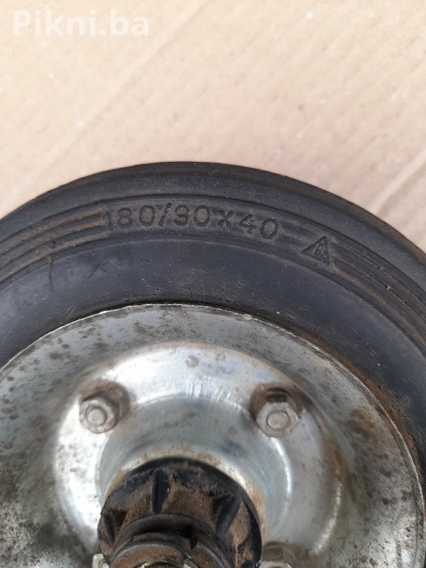 Profesionalni Gumeni Točak POSTOJINA (140mm) 80/90x40 Za Mašine