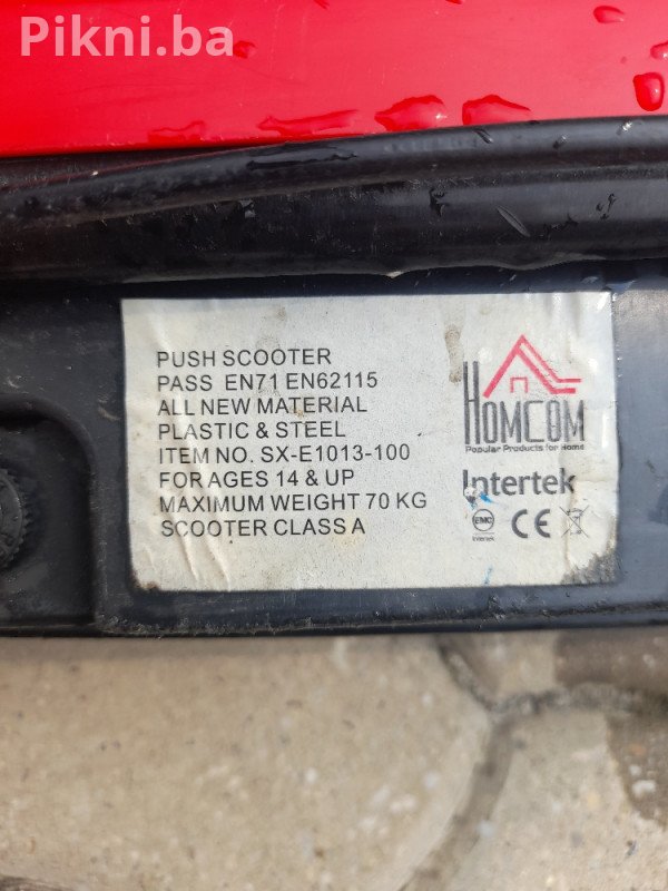 Električni romobil skuter Push trotinet