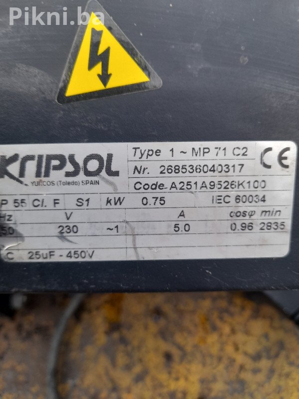 Bazenska pumpa Kripsol KSX PRO 100 (0,75 kW) / za bazen citaj det