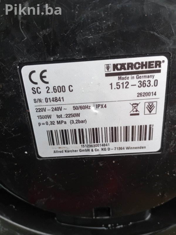 Karcher SC 4 2.600 C sc4 Parni čistač - Iz Njemačke paročistači