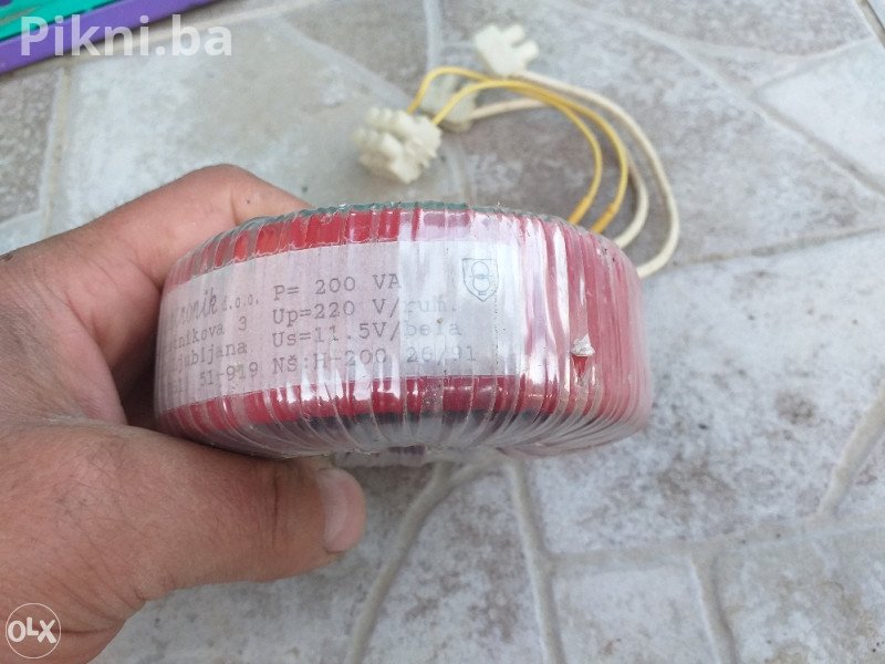 Trafo / TOROIDALNI Transformator 200 VA HITELEKTRONIK 220V/11.5V