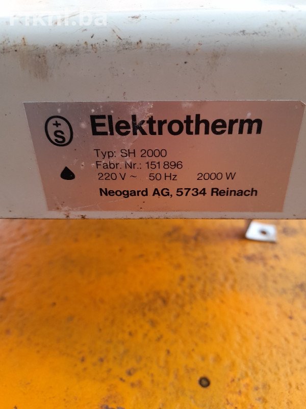 Grujalica konvektor sa ventilatorom 2kw kalorifer Made in germany